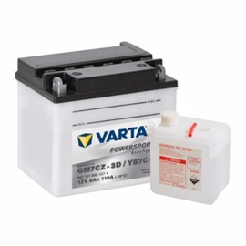 Varta 507 101 008 MC batteri 12 volt 7Ah (+pol til høyre)